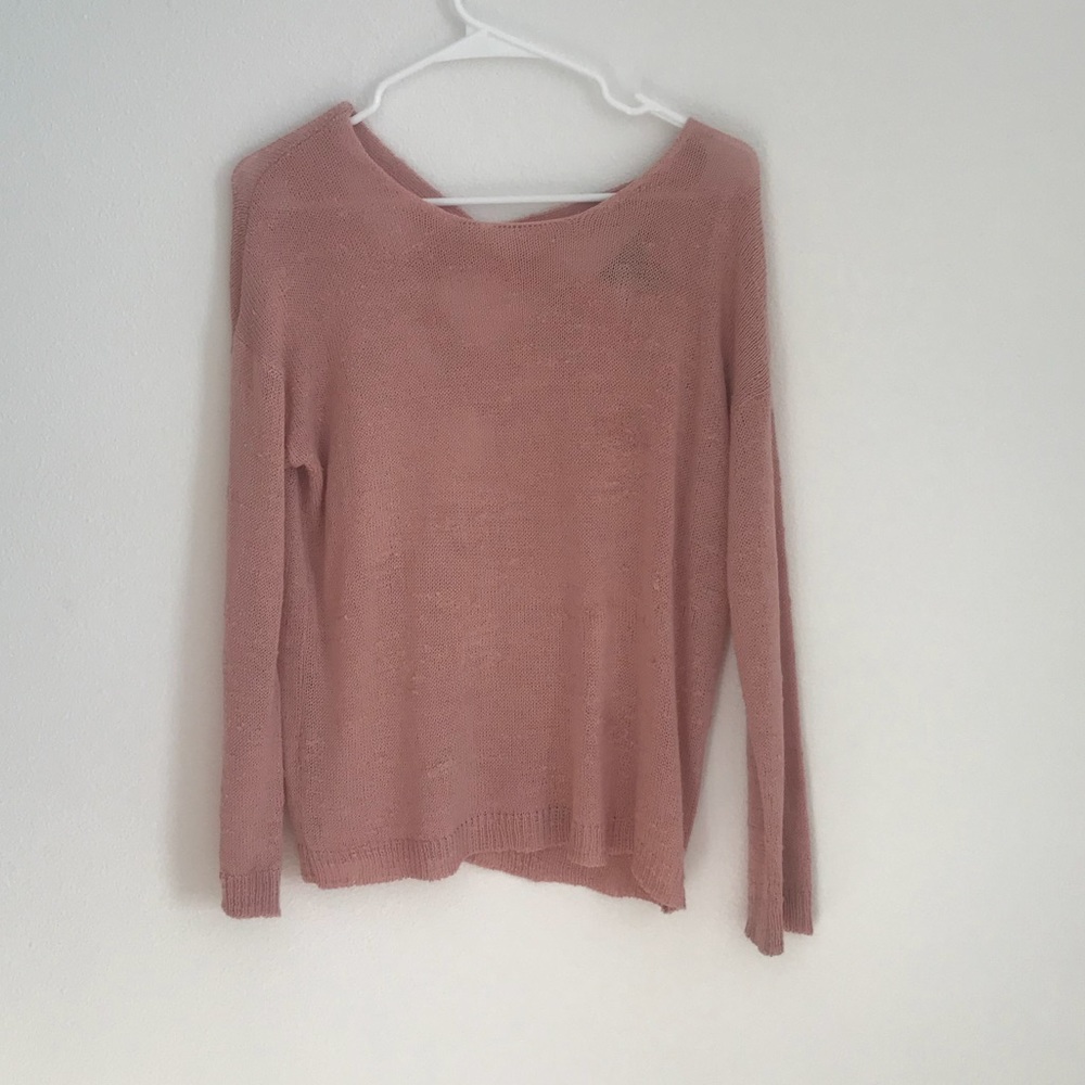 Sheer Pink Sweater